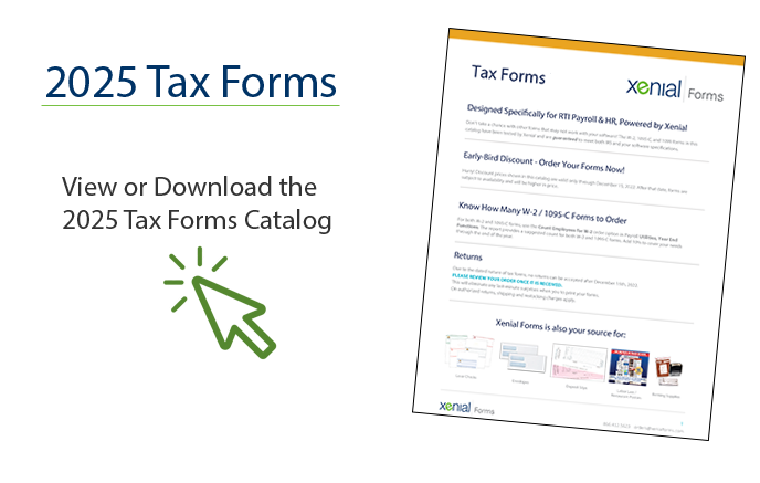 2025 Tax Forms Catalog